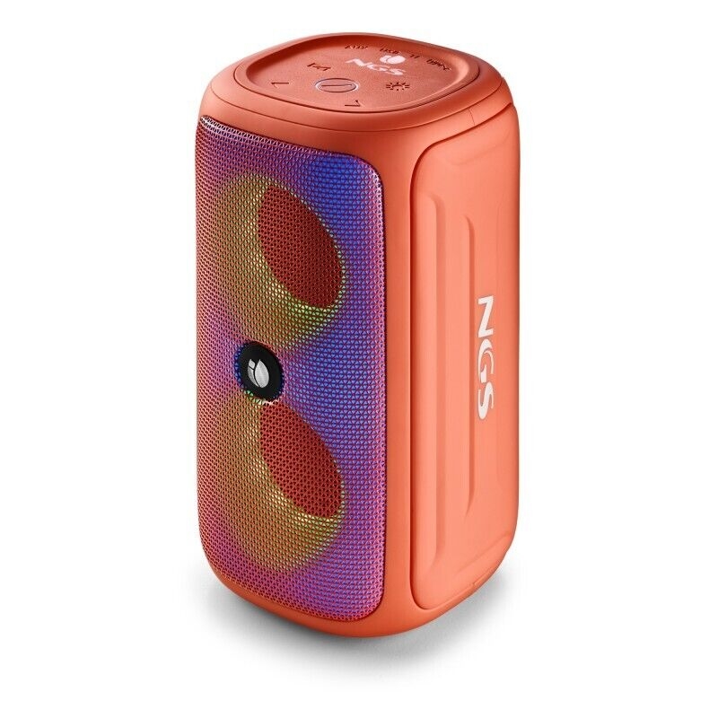 Ngs 551422 Ngs Speaker Roller Beast Ipx5 Usb/tf/aux-in/bt 32w Arancione 