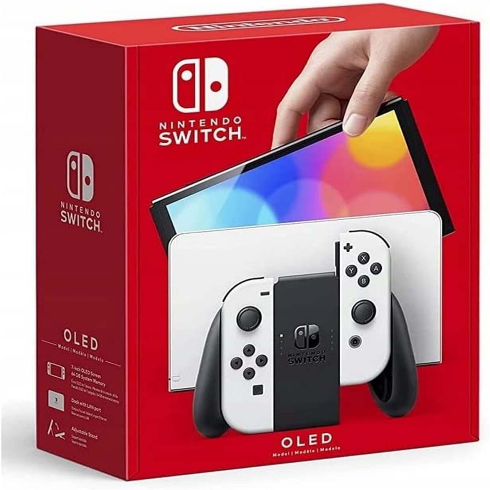 Nintendo Switch Oled Heg-001 - 64gb - Bianco + Collezione Videogiochi