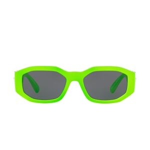Occhiali Da Sole Versace Verde Fluorescente Oro Lime Medusa Mod 4361 5319/87