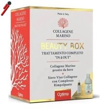 Optima Naturals, Collagene Marino Beauty Box Collagene 500 Ml + Siero Viso