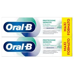Oral-b Dentifricio Protezione Gengive E Scudo Antibatterico Pulizia Profonda Promo 2x75 Ml