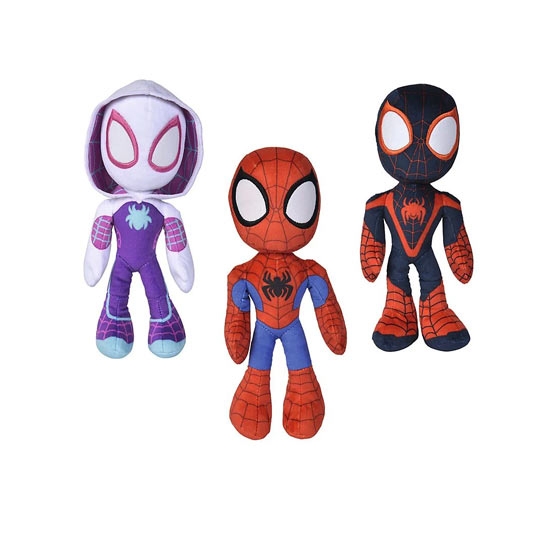 peluche personaggi spider-man (assortito)