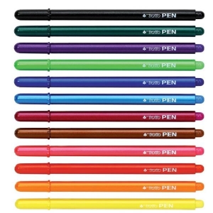 Pennarello Fineliner Tratto Pen - Tratto 0,5mm - Colori Assortiti - Tratto - Bus