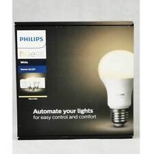 Philips Hue White Starter Kit Con 3 Lampadine Led Smart, Luce Bianca Calda, Dimm