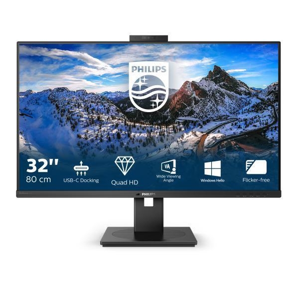 Philips P Line 326p1h/00 Led Display 80 Cm [31.5] 2560 X 1440 Pixel Quad Hd Nero