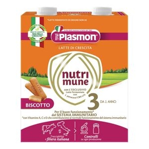 Plasmon (heinz Italia Spa) Plasmon Nutri-mune 3 Bisc Liq 2p