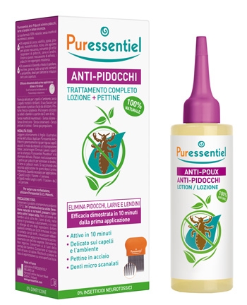 Puressentiel Spray Lozione Shampoo Anti Pidocchi Lendini Naturale Farmacia Succi