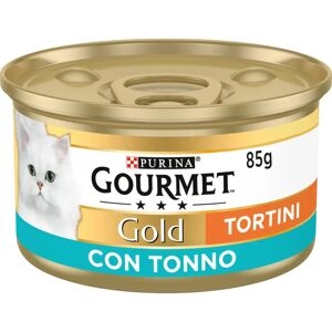 Purina Cat Gourmet Gold → Tortini E Verdure - 85 Gr - Gusti Misti - Umido Gatto