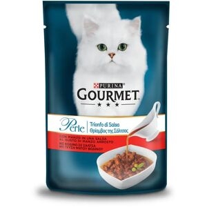 Purina Cat Gourmet Perle → Trionfo Di Carne E Mare - 85 Gr - Gusti Misti - Gatto