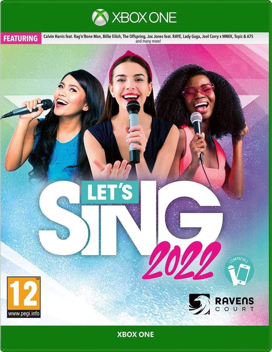 ravenscourt xbox lets sing 2022 (+microphone) pegi 12+ 1068793 oro donna