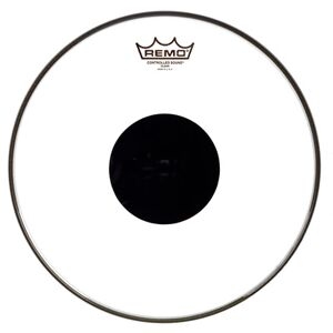 Remo Cs-0313-10 Cs Controlled Sound Black Dot Pelle Trasparente Con Black Dot Ce