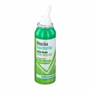 Rinazina Aquamarina Spray Nasale Isotonico Con Aloe Vera 100 Ml