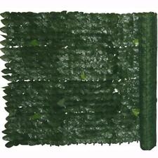 Rotolo 1,5x3mt Siepe Sempreverde Foglie Edera Verde Artificiale Sintetica Rete