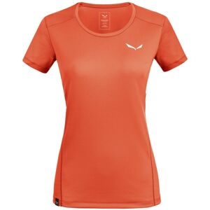 Salewa *sporty B 4 Dry M S/s - T-shirt Trekking - Donna Dark Orange/white I48 D42