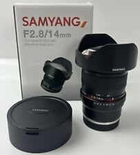 Samyang 532418 Samyang 14mm F2.8 Ed As If Umc Milc Obiettivo Ultra-ampio Nero 