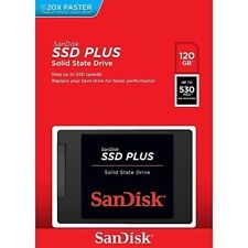 Sandisk Sdssda-120g-g27 Ssd Plus Stato Solido Drive 120 Gb Ata Iii 6.3cm -uk