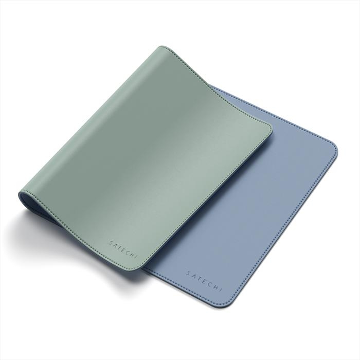 Satechi Stc St Ldmbl Sottomano Deskmate In Ecopelle Blu Verde