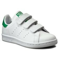Scarpe Sneakers Adidas Bambino Stan Smith Cf C M20607 Pelle Original Ai 2020 New