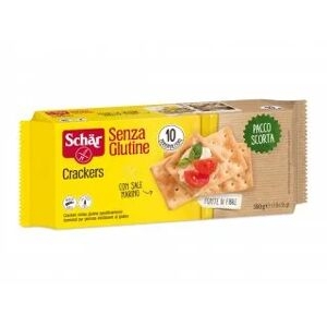 schar crackers senza lattosio pacco scorta 10 monoporzioni da 35 g