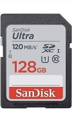 Scheda Di Memoria Sandisk Sdxc Ultra 128 Gb Class10 Uhs-i 120 Mb/sec Lettura