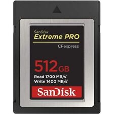 Scheda Sandisk Extreme Pro Cfexpress Tipo B 1700 Mb 512 Gb
