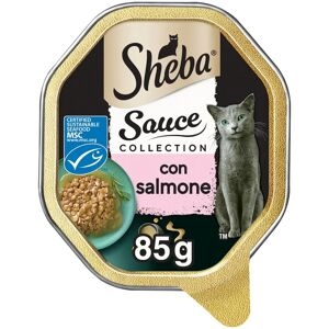 Sheba Sauce Collection Cat Vaschetta Multipack 22x85g Salmone