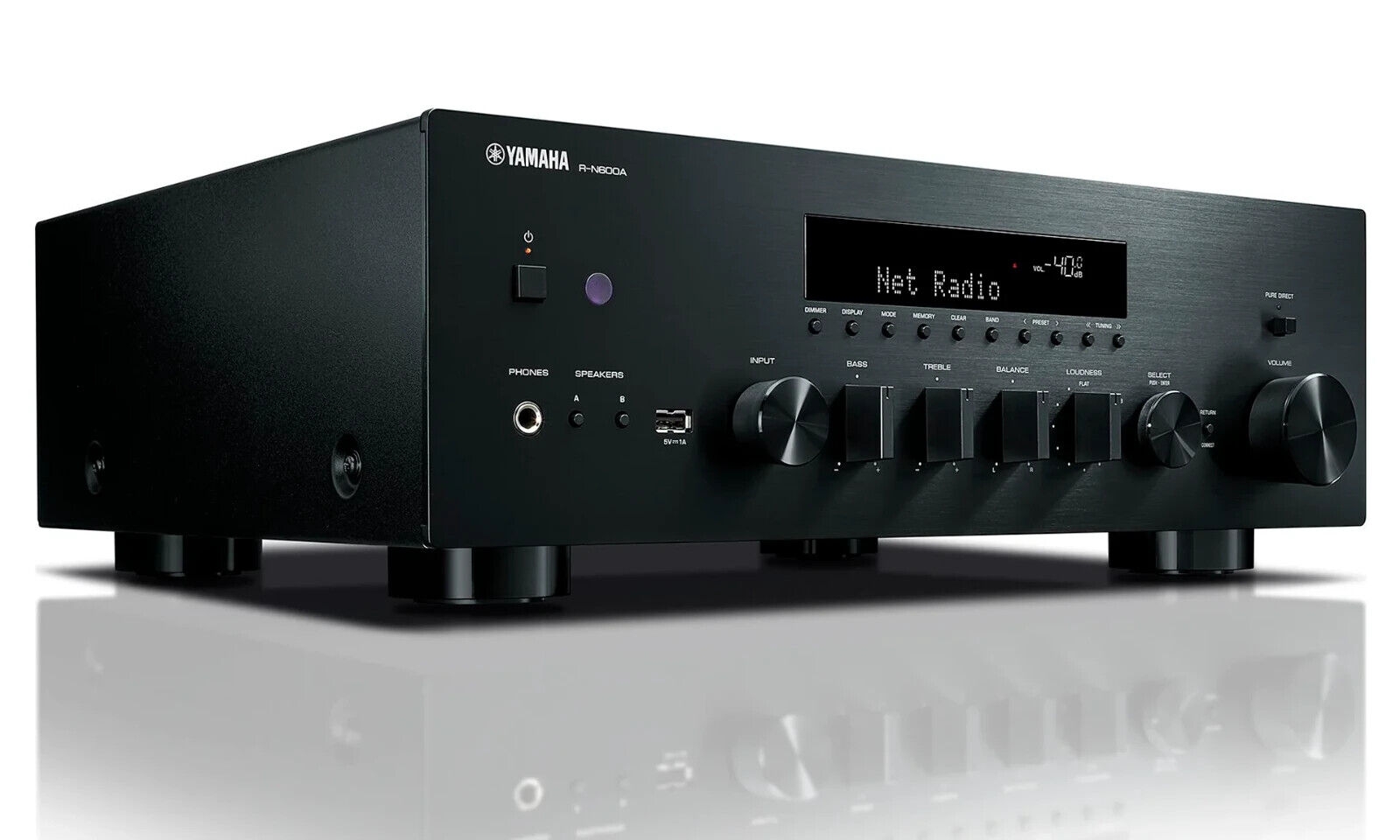 Sintoamplificatore Audio Yamaha R N600a Musiccast Network Receiver Bla