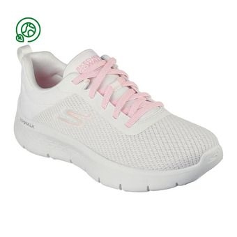 skechers go walk flex alani - scarpe da training donna bianco/rosa