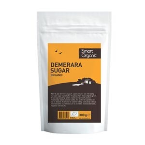 Smart Organic Bio Zucchero Di Canna Demerara, 300 G