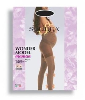 Solidea Collant 140 Den Glace Sheer Wonder Model Maman 140 18/21 Mmhg Art. 0352a