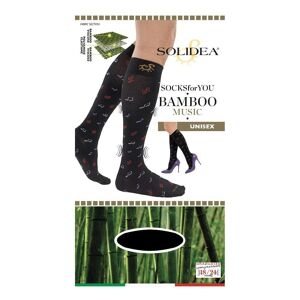 Solidea Gambaletti Antracite Unisex Socksforyou Bamboo Music Calze A Compression
