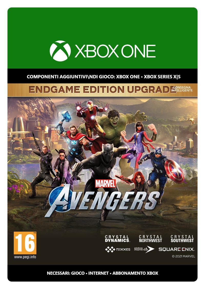square enix marvel's avengers - endgame edition upgrade