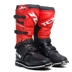 Stivali Boots Moto Mx Cross Enduro Tcx X-blast Black Red Nero Rosso Tg 40
