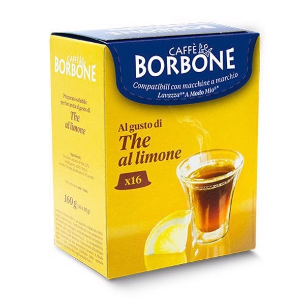 Tè Al Limone 288 Capsule A Modo Mio Borbone Senza Glutine Compatibili Lavazza Am
