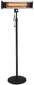 termozeta stufa radiante tzr30 a piantana per esterni con potenza 1900 w colore nero donna