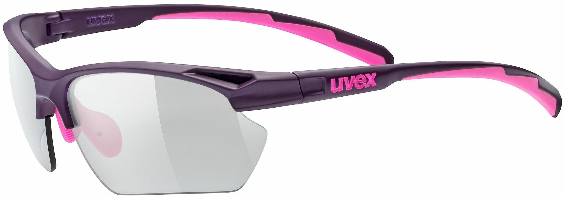 (tg. Taglia Unica) Uvex S5308943301, Occhiali Unisex Adulto, Purple Pink Mat, 1-