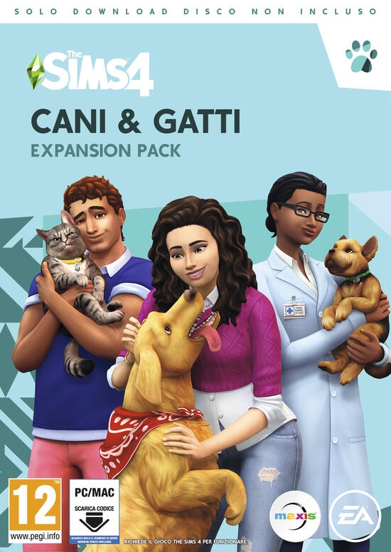 The Sims 4 Cani & Gatti - Espansione - Pc [codice Digitale Incluso (r6g)
