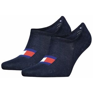 Tommy Jeans Footie Flag - Calzini Corti Blue 43/46