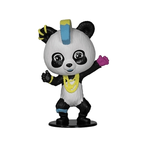 ubisoft figure ubisoft heroes collection - just dance - panda (serie 2)