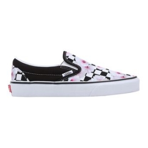 vans classic slip-on - sneakers donna hibiscus check black