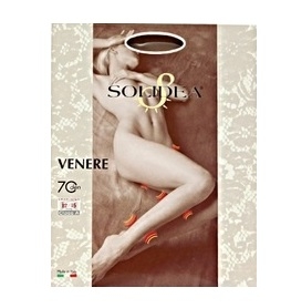 Venere Collant Tutto Nudo 70 Den Solidea® Colore Nero Taglia 4-l 1 Paio