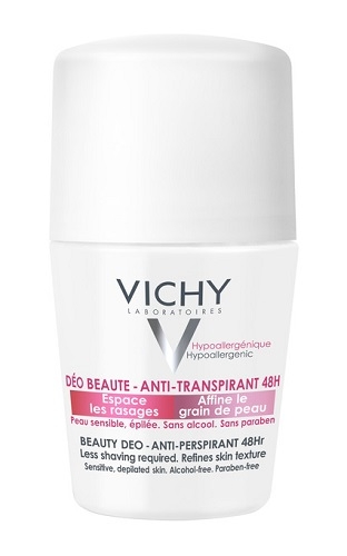 vichy no marks roll-on deodorant set 4 x 50ml donna