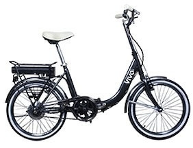 vivo bike vfo20gr vivo fold bicicletta con pedalata assistita ruote 20 stile graziella nero uomo