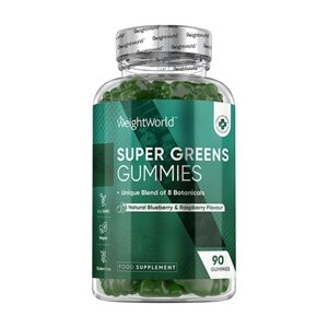 Weightworld Super Greens – Gommose Vegane, 90 Caramelle Gommose