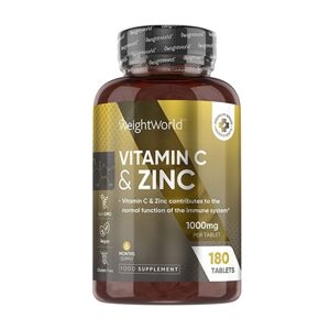 Weightworld Vitamina C + Zinco, 180 Compresse