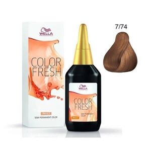 Wella Professionals Color Fresh Biondo Medio Sabbia Ramato 7/74 Wella 75ml