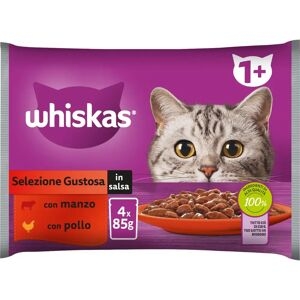 Whiskas Cat Busta Multipack 4x85g Manzo E Pollo