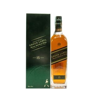 Whisky Old Johnnie Walker Green Label Aged 15 Years – 0,70lt. – 43° + Box In A