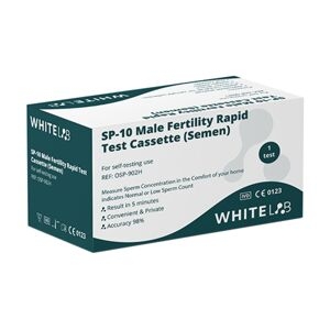White Lab Test Rapido Di Fertilità Maschile Sp-10 (test Dello Sperma), 1 Pezzo