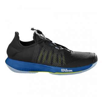 wilson kaos rapide clay court - scarpe da tennis uomo black/classic blue/sulphur spring